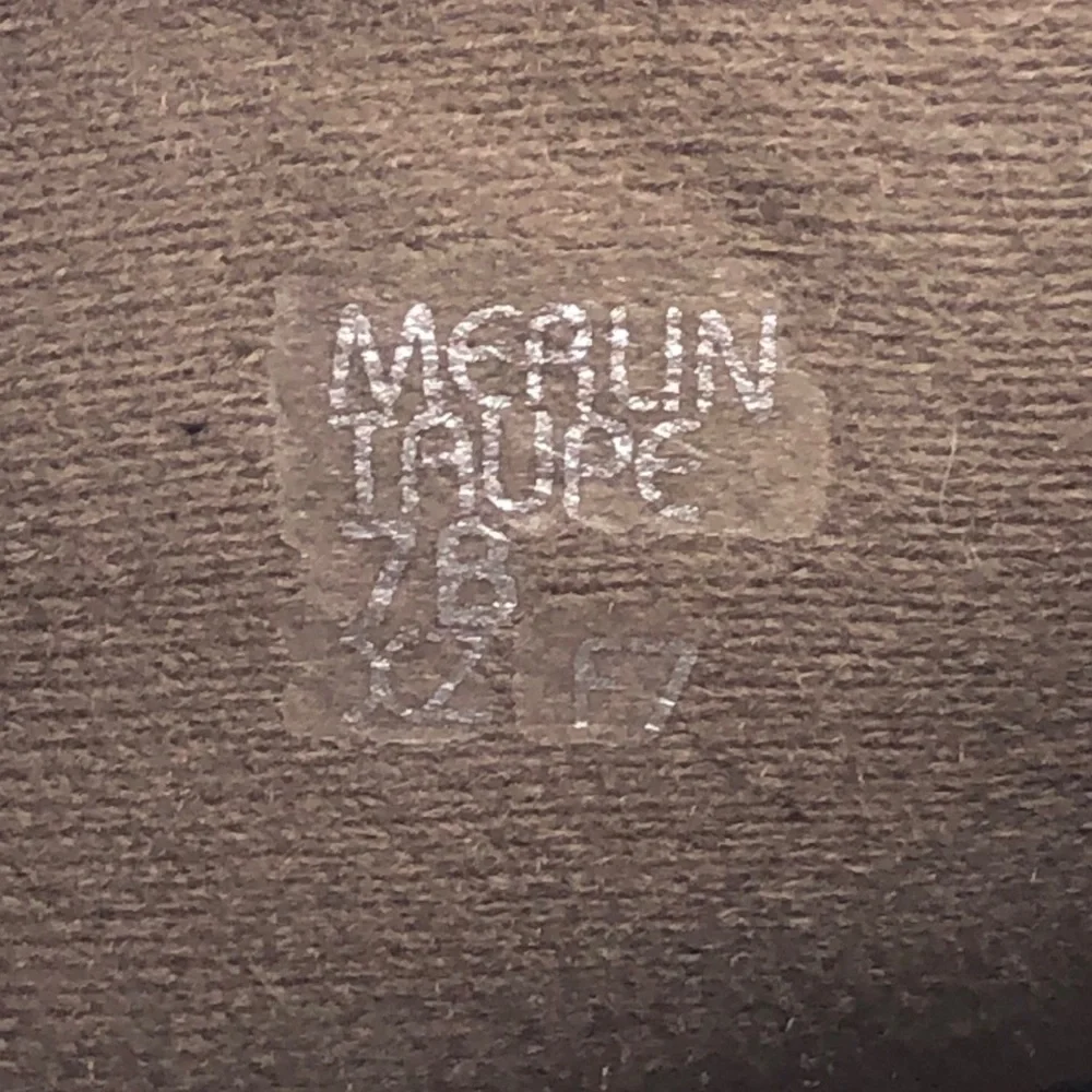 Earth Merlin Taupe Brown Leather Ankle Booties 7 B - Picture 8 of 12